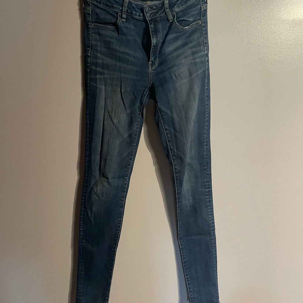 American eagle super hi rise jegging 4 x long